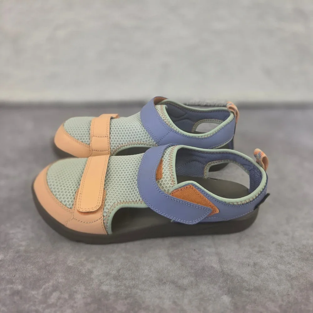 Teva Kids Hurricane Seekado Sandals Beach Sand Multicolor Mesh Sporty Size 5